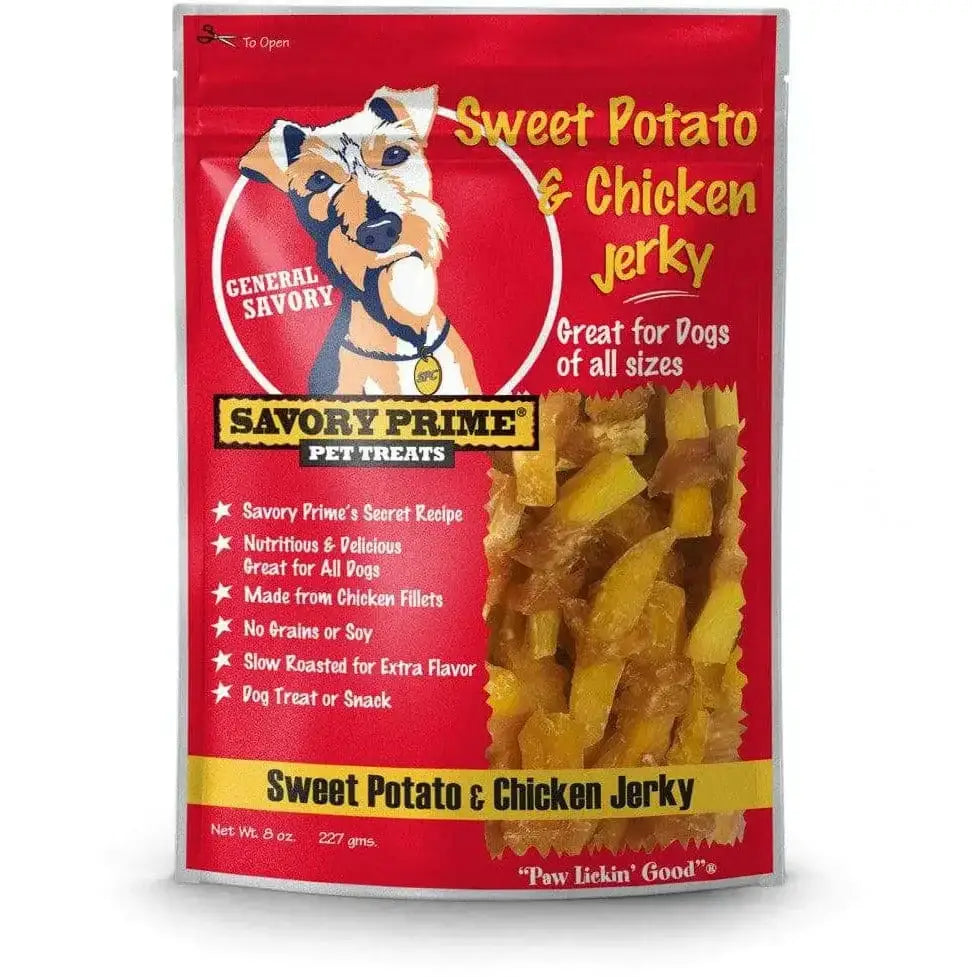Savory Prime Sweet Potato and Chicken Jerky Dog Treats Savory Prime CPD