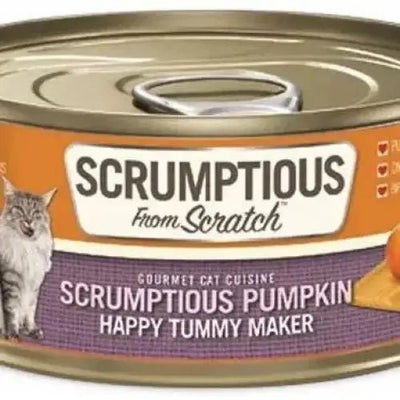 Scrumptious From Scratch Pumpkin Puree Pack Wet Cat Food 12/2.8oz - Talis Us