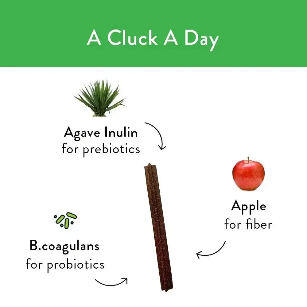 Shameless Pets A Cluck A Day (Pre/Probiotic) Dental Sticks Dog Treats - Talis Us