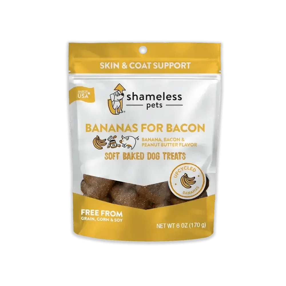 Shameless Pets Bananas For Bacon Soft Baked Dog Treats - Talis Us