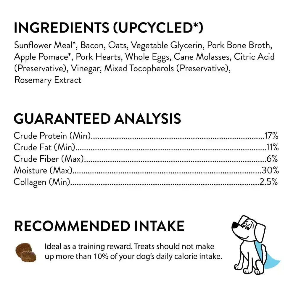 Shameless Pets Bone Broth Chews Bacon Hits Different Dog Treats 8oz - Talis Us