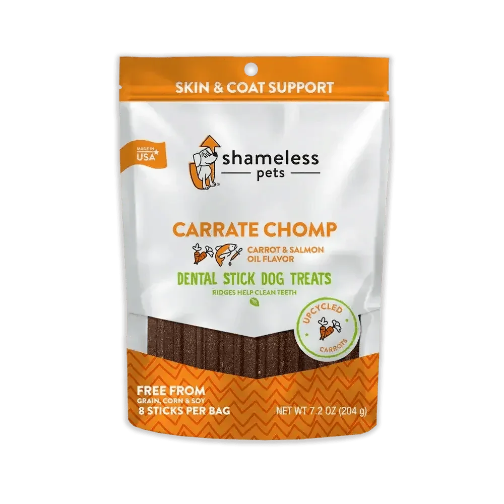 Shameless Pets Carrate Chomp Dental Sticks Dog Treats - Talis Us