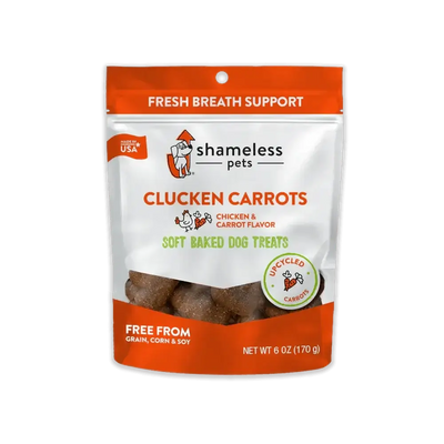 Shameless Pets Clucken Carrots Soft Baked Dog Treats - Talis Us