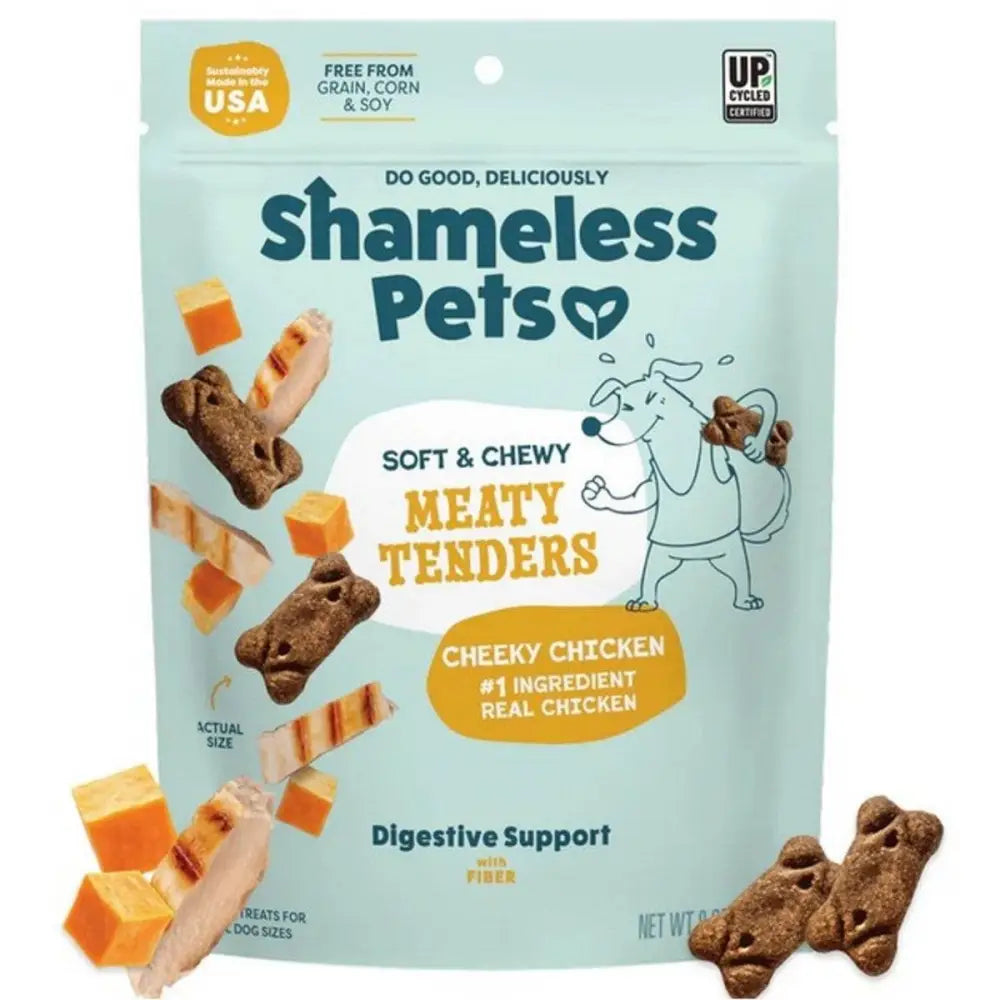Shameless Pets Meaty Tenders Cheeky Chicken Treats 8oz - Talis Us