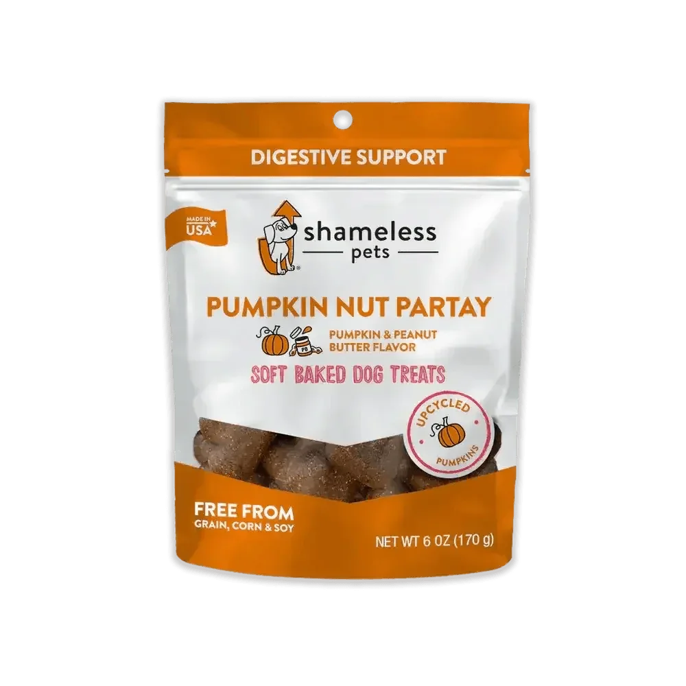 Shameless Pets Pumpkin Nut Par - tay Soft Baked Dog Treats - Talis Us