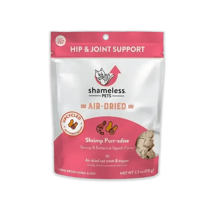Shameless Pets Shrimp Purr - adise Air - Dried Cat Treat & Topper - Talis Us