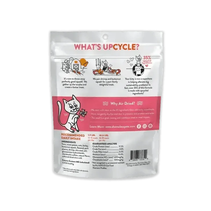 Shameless Pets Shrimp Purr - adise Air - Dried Cat Treat & Topper - Talis Us