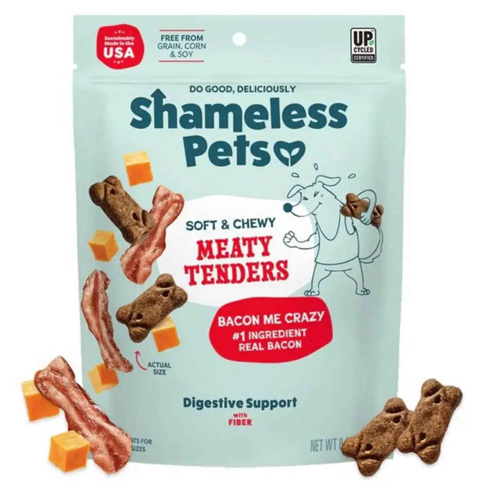 Shameless Pets Soft and Chewy Bacon Dog Treats 8oz - Talis Us