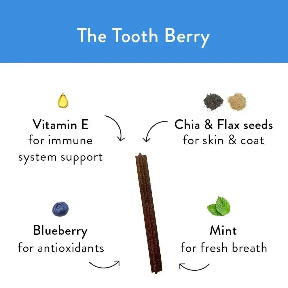 Shameless Pets The Tooth Berry Dental Sticks Dog Treats - Talis Us