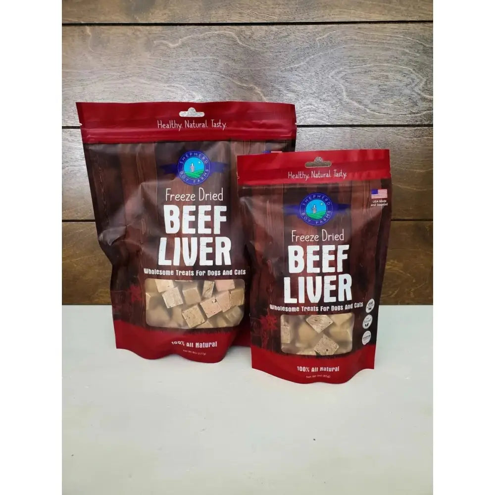 Shepherd Boy Farms Freeze Dried Beef Liver Dog Treats - Talis Us