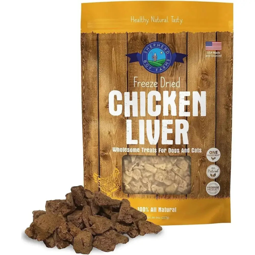 Shepherd Boy Farms Freeze Dried Chicken Liver Dog Treats - Talis Us