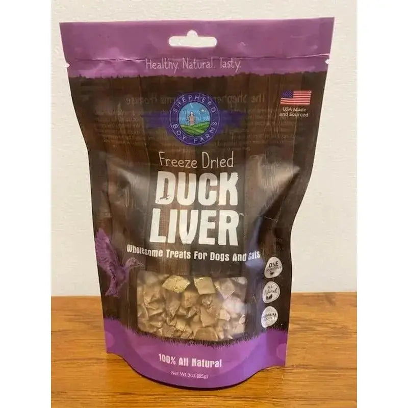 Shepherd Boy Farms Freeze Dried Duck Liver Dog Treats - Talis Us