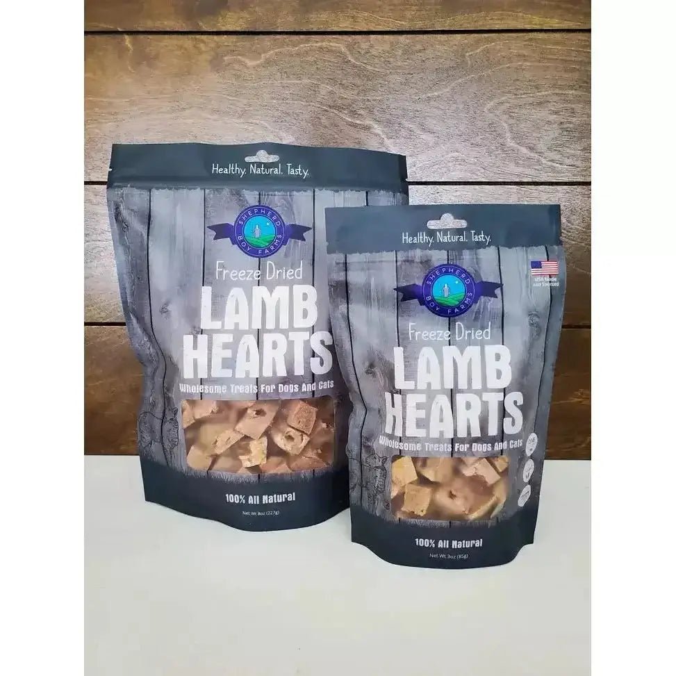 Shepherd Boy Farms Freeze - Dried Lamb Hearts Dog Treats - Talis Us