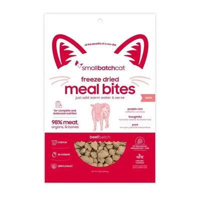 SmallBatch Freeze - Dried Mealbites Beef Cat Food 10oz - Talis Us
