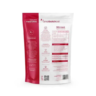 SmallBatch Freeze - Dried Mealbites Beef Cat Food 10oz - Talis Us