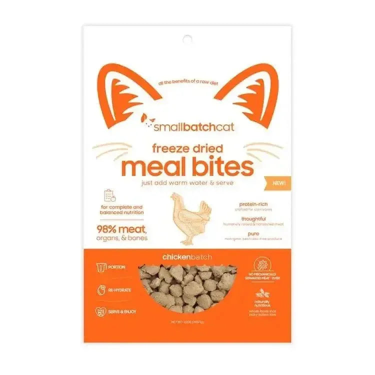 SmallBatch Freeze - Dried Mealbites Chicken Cat Food 10oz - Talis Us