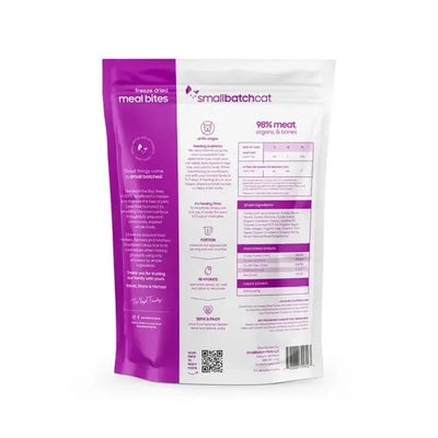 SmallBatch Freeze - Dried Mealbites Turkey Cat Food - Talis Us