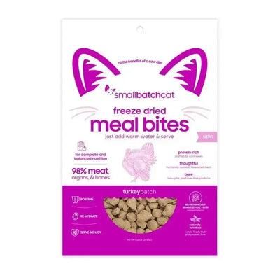 SmallBatch Freeze - Dried Mealbites Turkey Cat Food - Talis Us