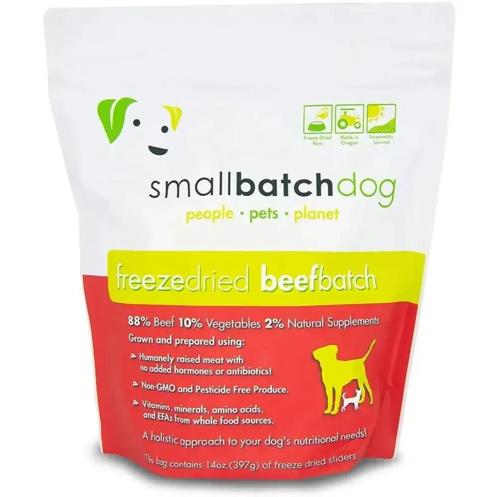 Smallbatch Pets Freeze - Dried Premium Raw Food Diet for Dogs, Beefbatch Sliders Dog Food - Talis Us