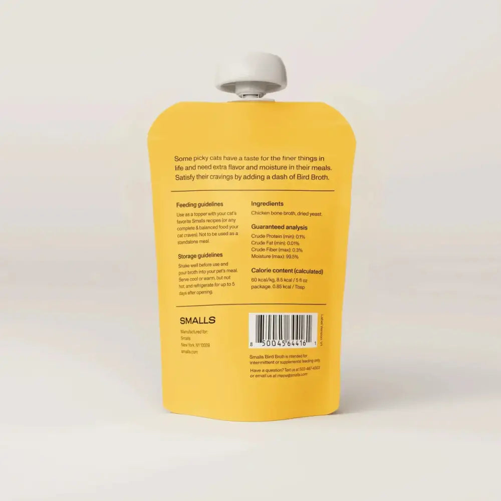 Smalls Bird Bone Broth for Cats 5oz - Talis Us