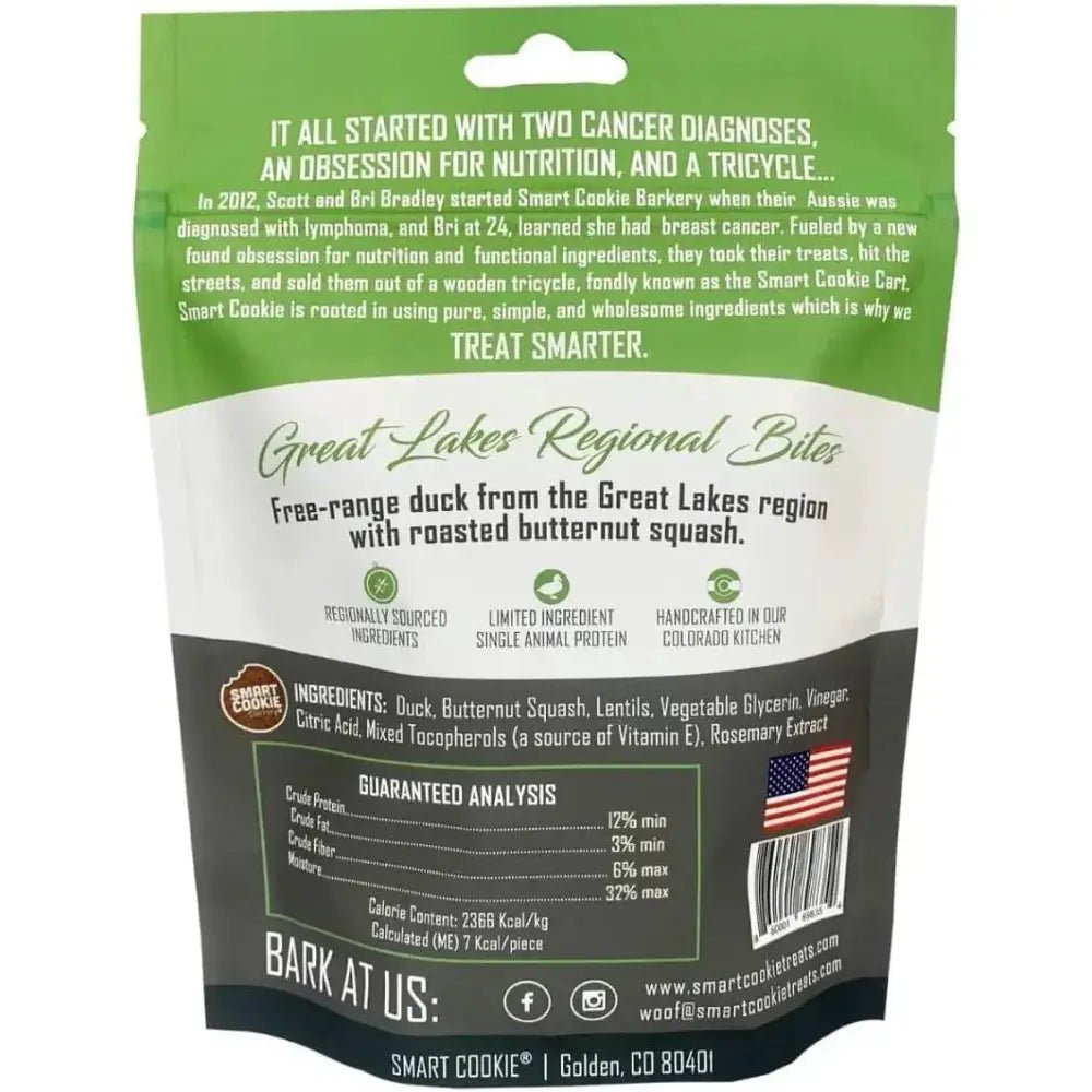 Smart Cookie Grain - Free Duck & Squash Dog Treats – Perfect for Dogs with Allergies 5oz - Talis Us