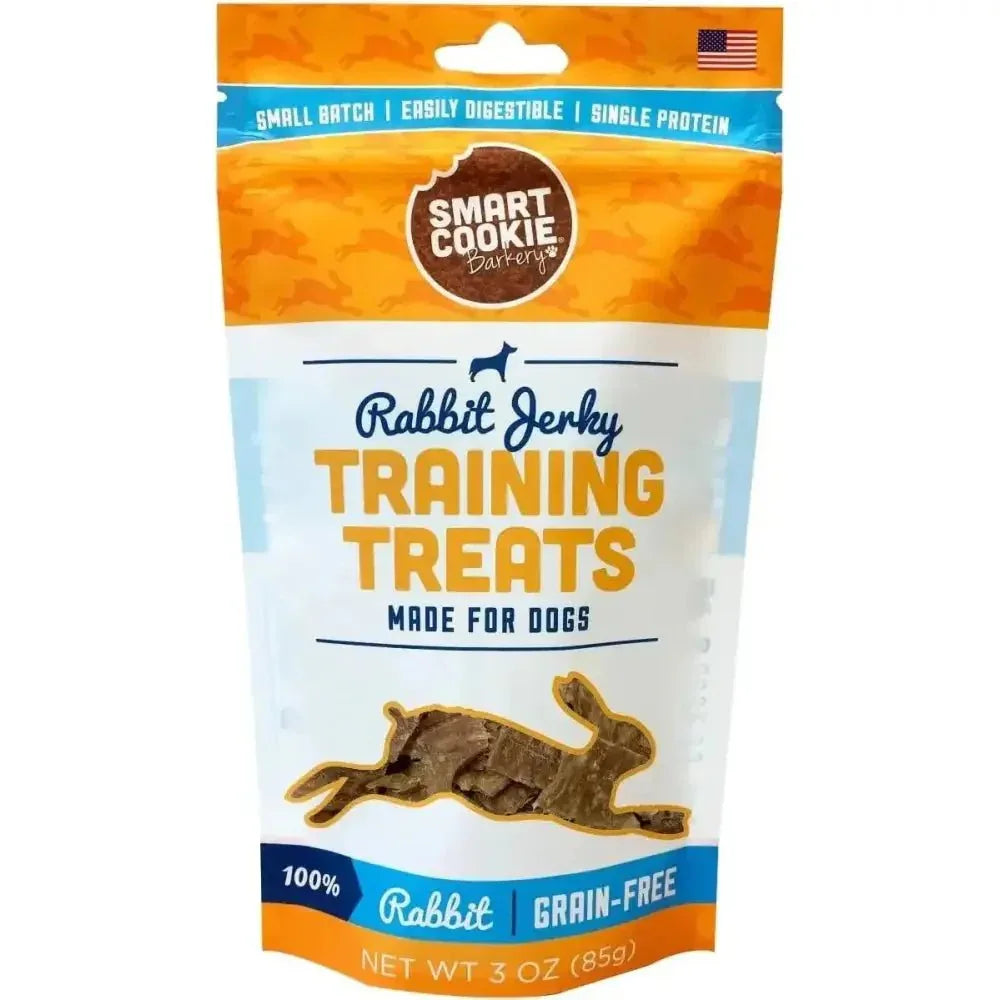 Smart Cookie Rabbit Jerky Dog Treats – Hypoallergenic & Healthy Training Bites - Talis Us
