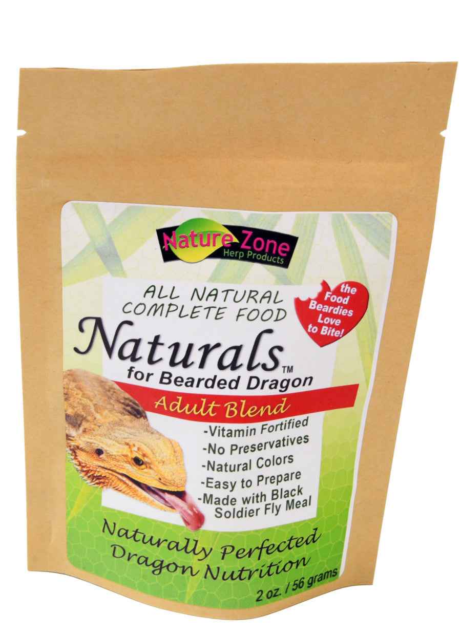Nature Zone Naturals Bearded Dragons Food Adult Blend 2 oz