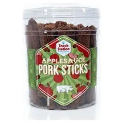 This & That Snack Station Applesauce Pork Sticks Dehydrated Dog Treats - Talis Us