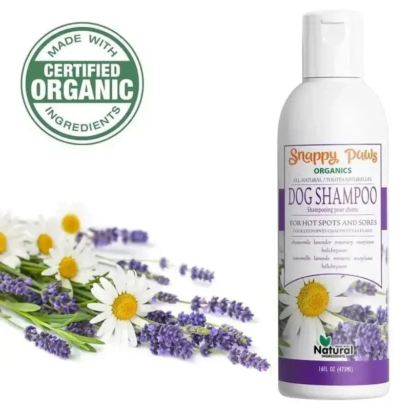 Snappy Paws Organic - Dog Shampoo For Hot Spots & Sores 16 oz - Talis Us