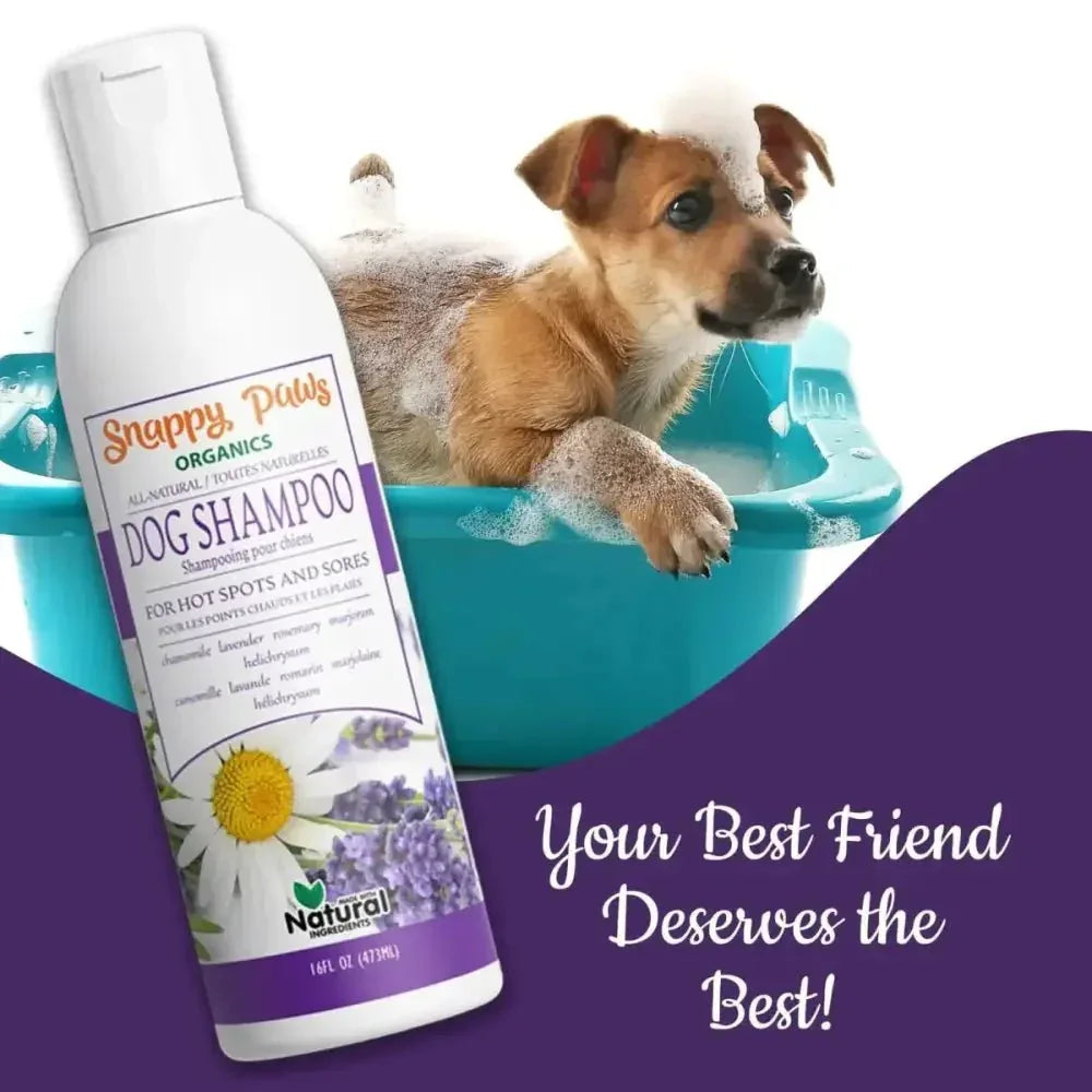 Snappy Paws Organic - Dog Shampoo For Hot Spots & Sores 16 oz - Talis Us