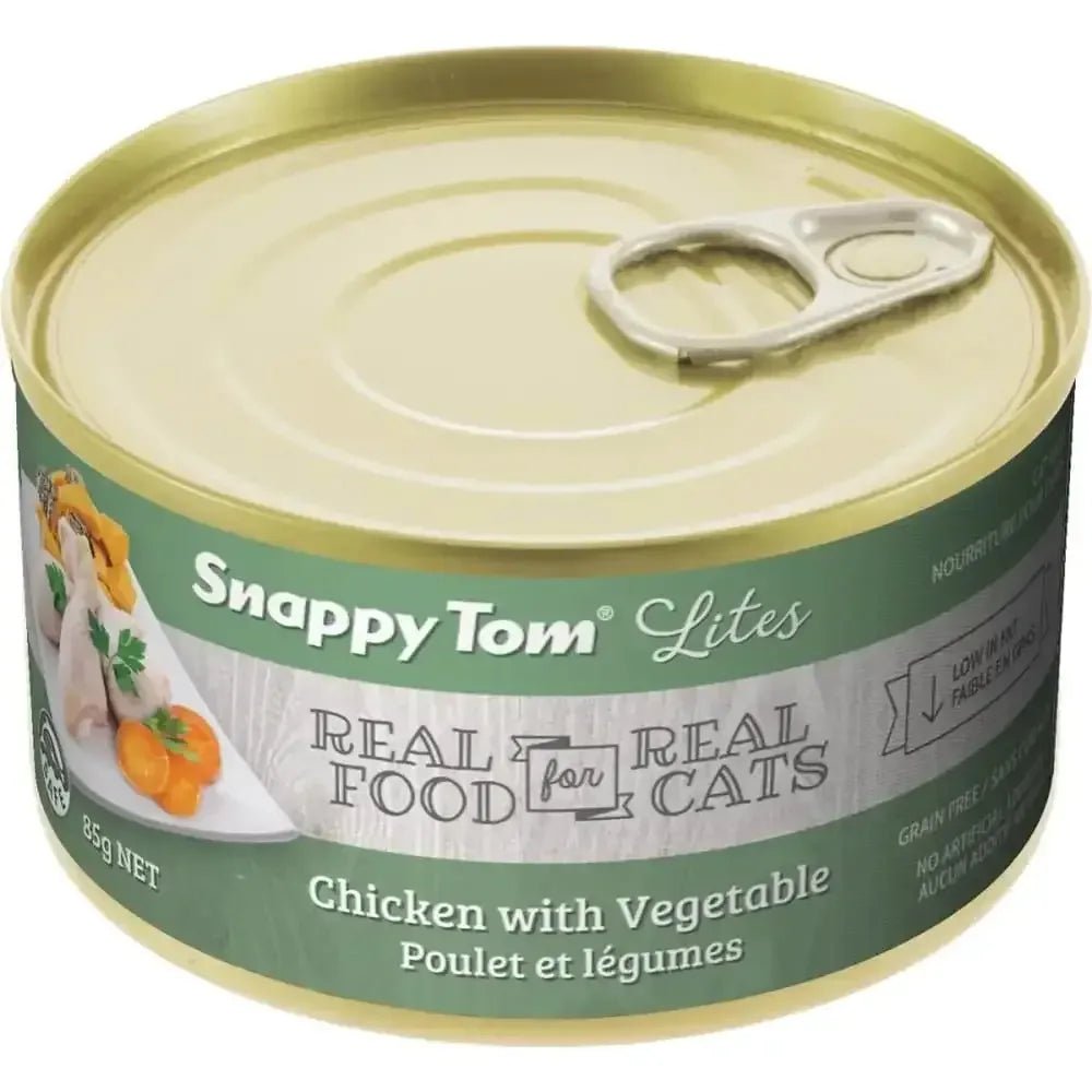 Snappy Tom Lites Chicken with Vegetables Canned Cat Food 24/3oz - Talis Us