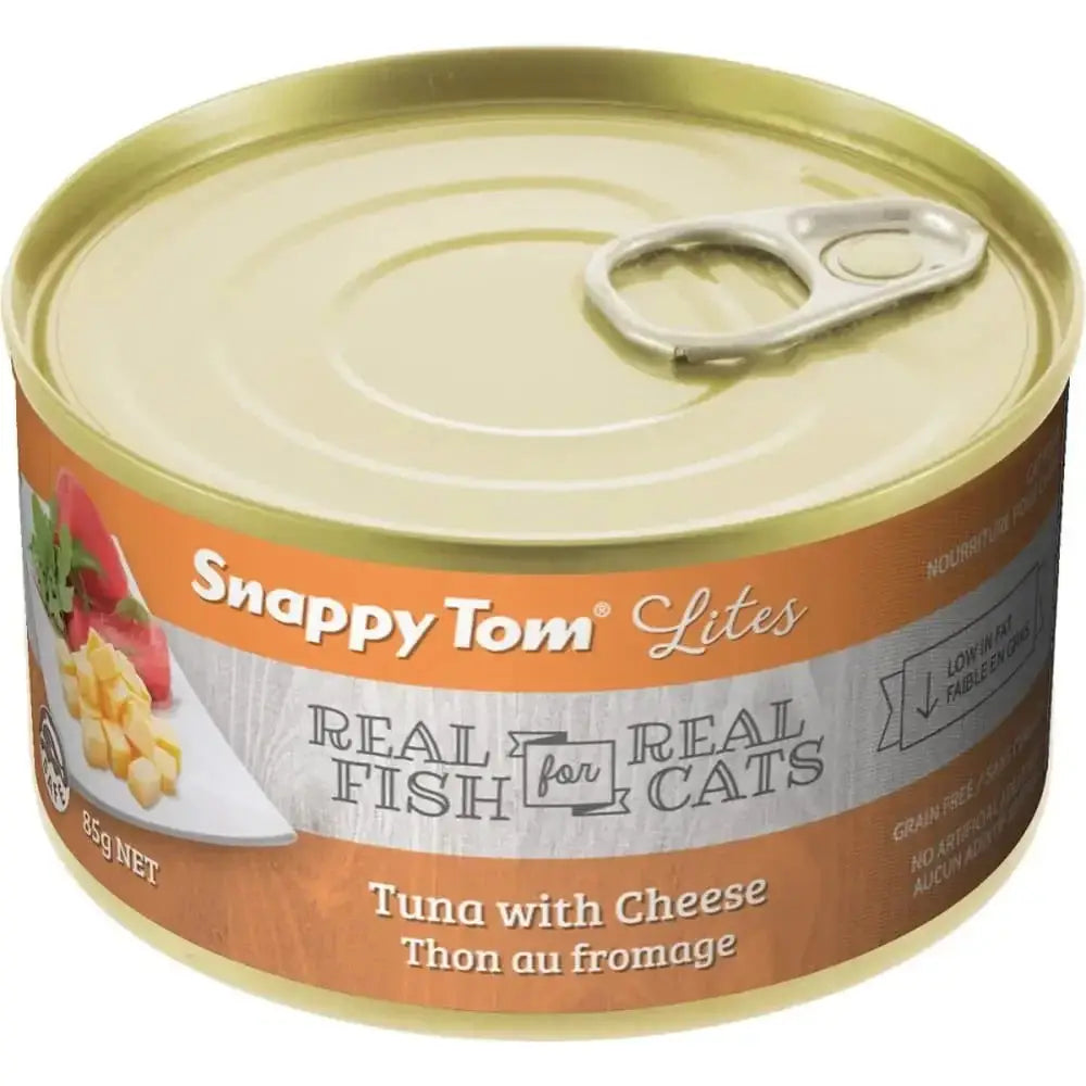 Snappy Tom Lites Tuna with Cheese Canned Cat Food Snappy Tom
