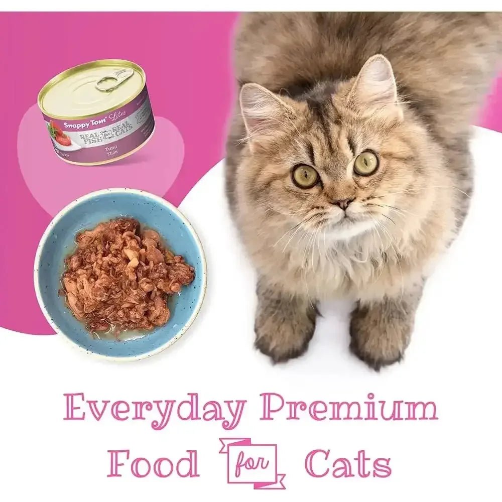 Snappy Tom Lites Tuna Flavor Canned Cat Food 24/3oz - Talis Us