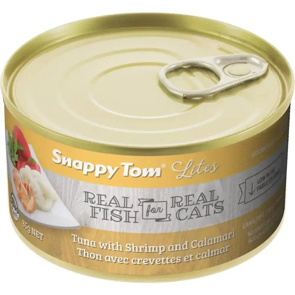 Snappy Tom Lites Tuna with Shrimp & Calamari Canned Cat Food Snappy Tom
