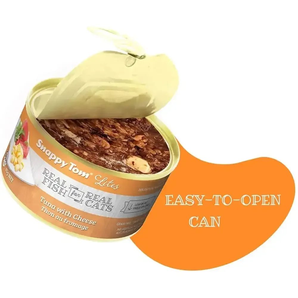 Snappy Tom Lites Tuna with Cheese Canned Cat Food - Talis Us