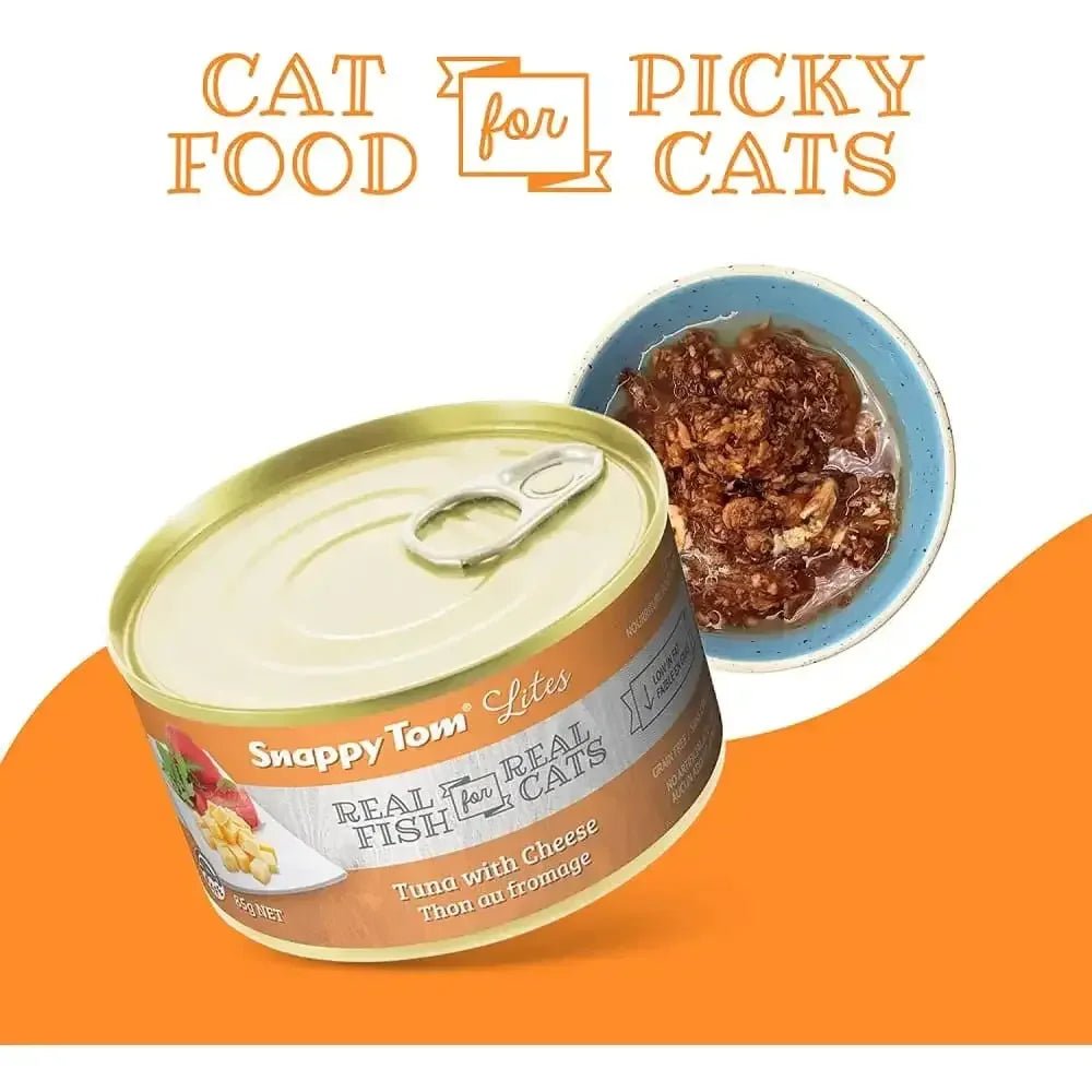 Snappy Tom Lites Tuna with Cheese Canned Cat Food - Talis Us