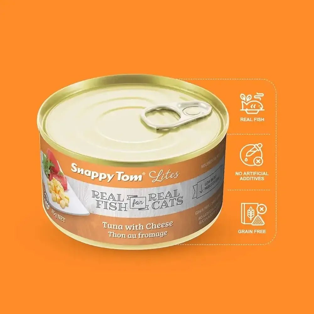 Snappy Tom Lites Tuna with Cheese Canned Cat Food - Talis Us