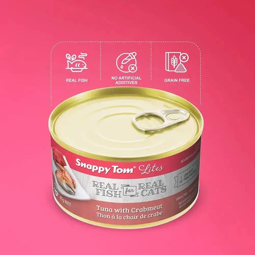 Snappy Tom Lites Tuna with Crabmeat Canned Cat Food - Talis Us