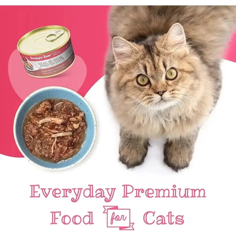 Snappy Tom Lites Tuna with Crabmeat Canned Cat Food - Talis Us