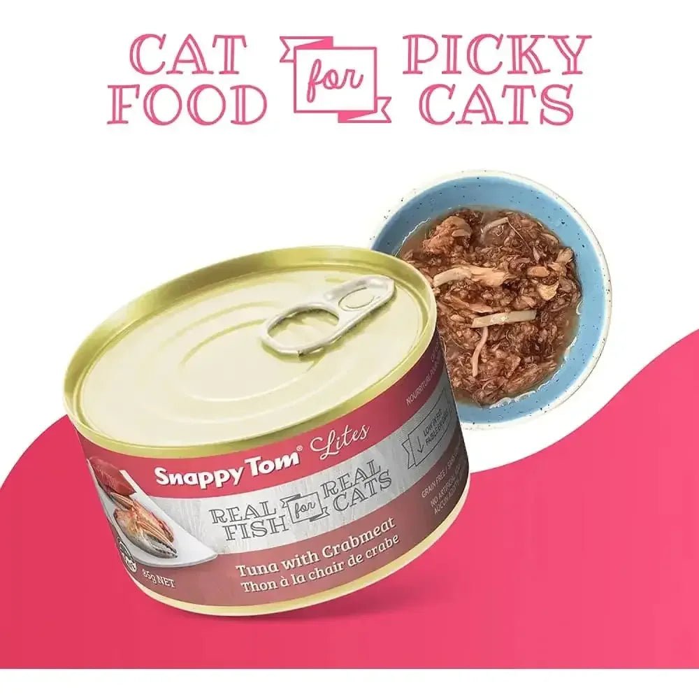 Snappy Tom Lites Tuna with Crabmeat Canned Cat Food - Talis Us