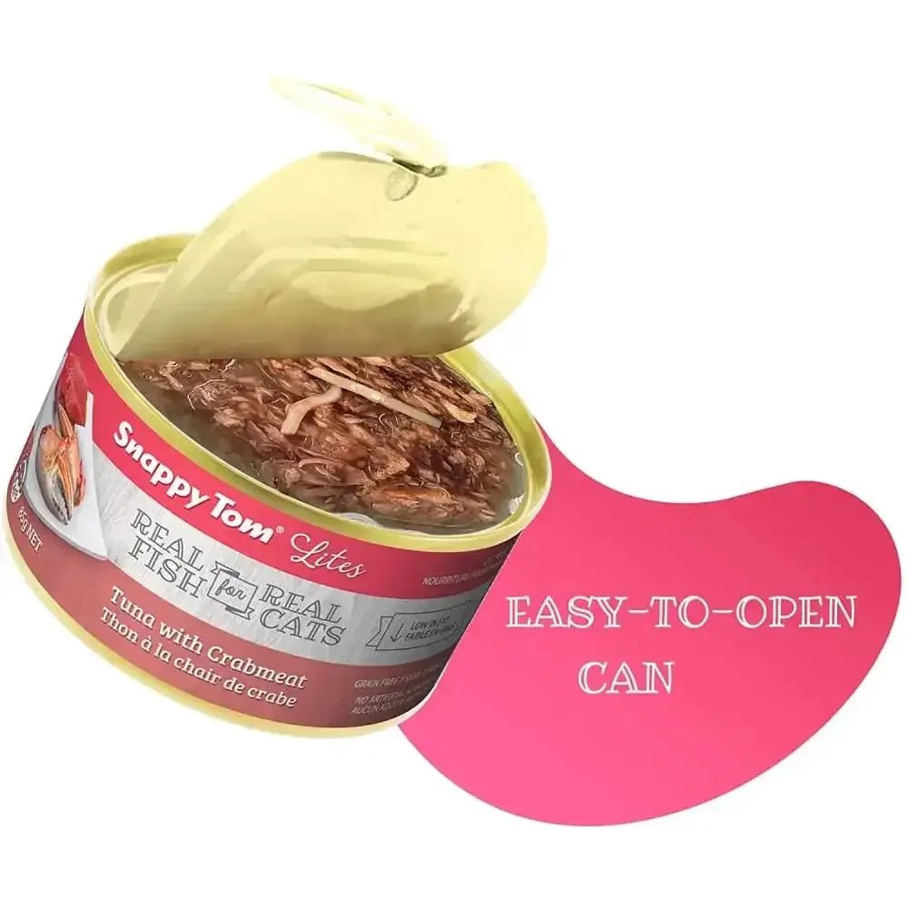 Snappy Tom Lites Tuna with Crabmeat Canned Cat Food - Talis Us