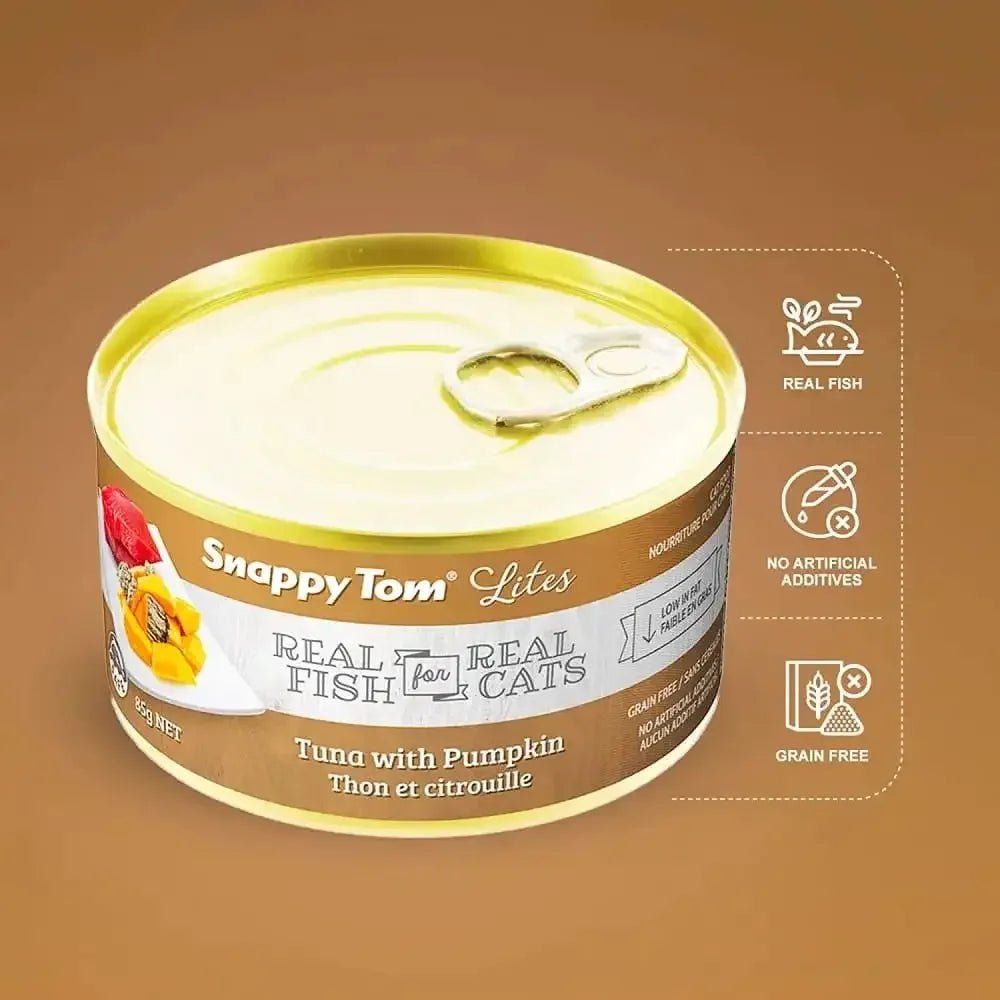 Snappy Tom Lites Tuna with Pumpkin Canned Cat Food - Talis Us