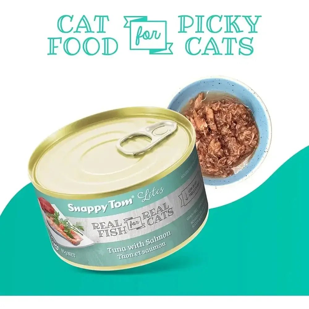 Snappy Tom Lites Tuna with Salmon Canned Cat Food - Talis Us