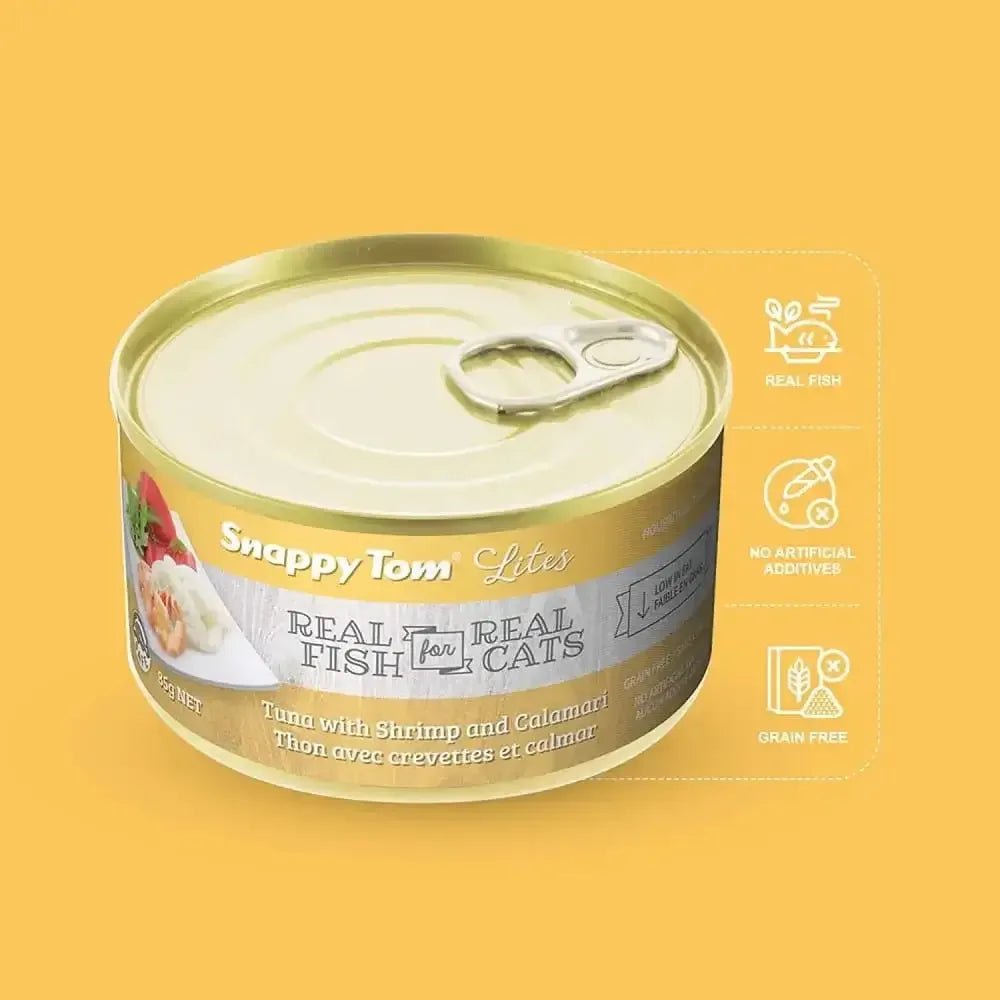 Snappy Tom Lites Tuna with Shrimp & Calamari Canned Cat Food - Talis Us