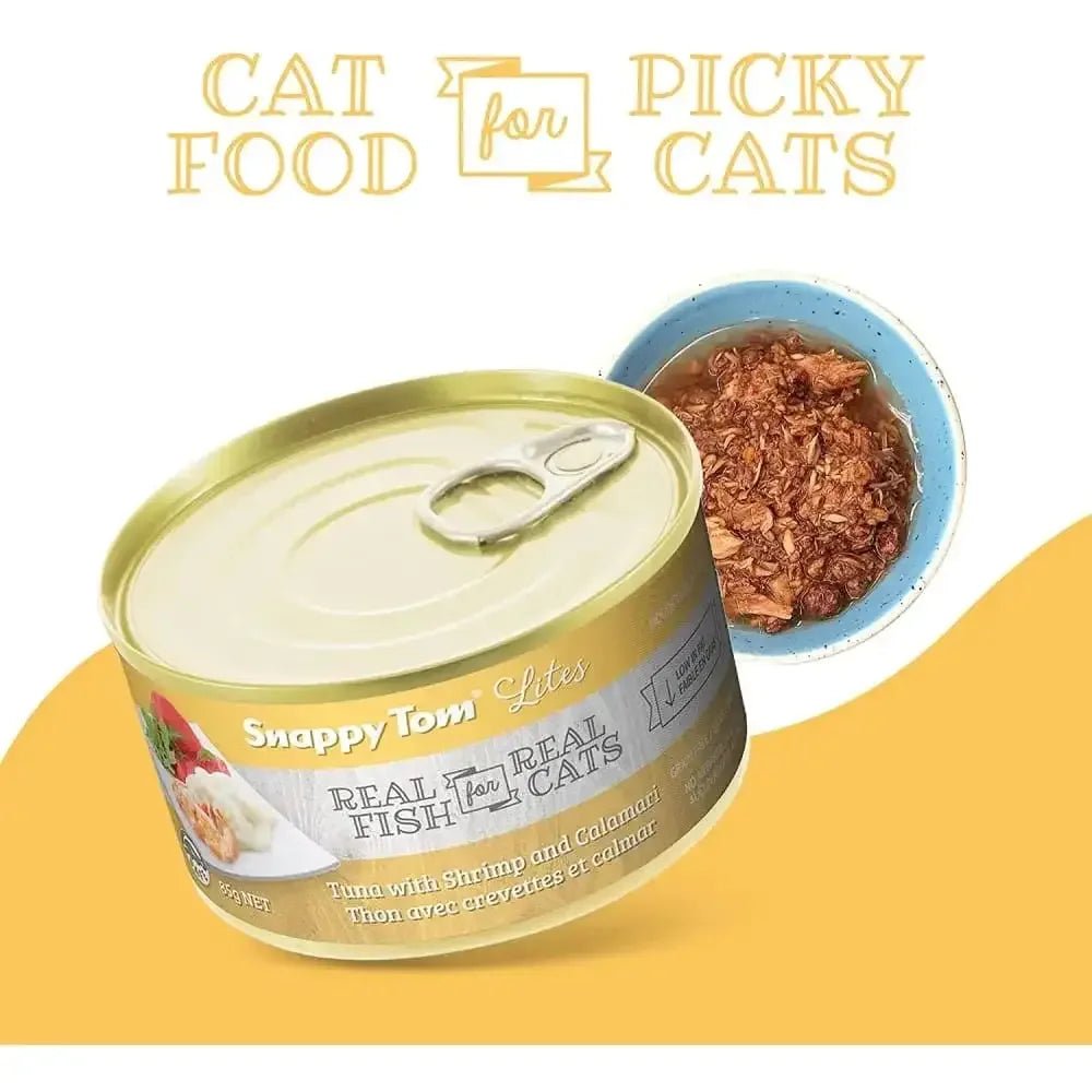 Snappy Tom Lites Tuna with Shrimp & Calamari Canned Cat Food - Talis Us