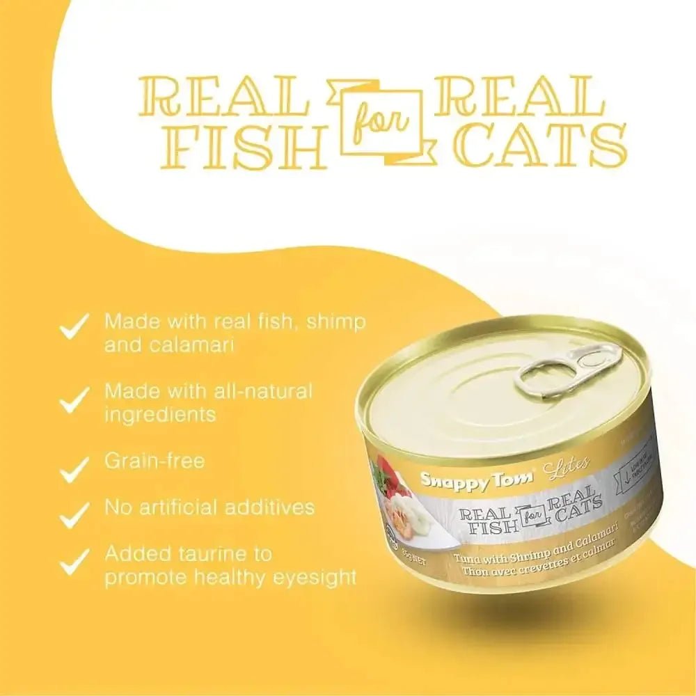 Snappy Tom Lites Tuna with Shrimp & Calamari Canned Cat Food - Talis Us