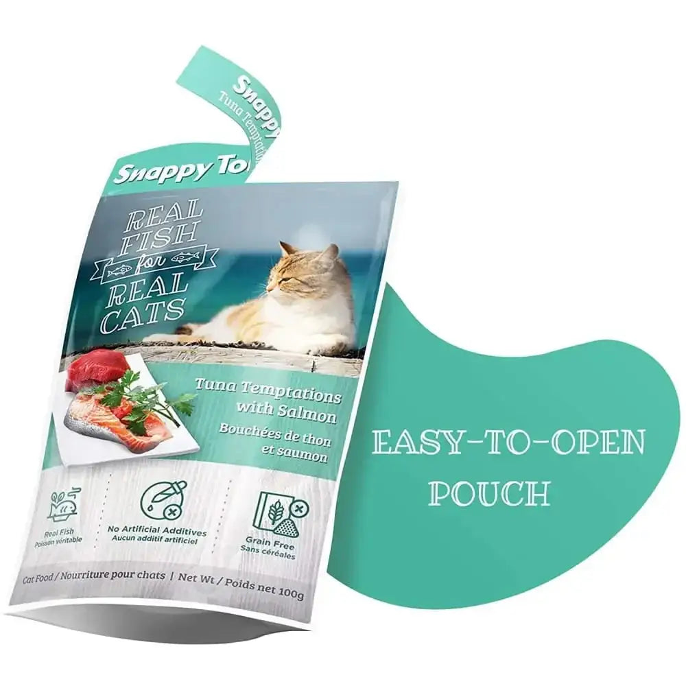 Snappy Tom Naturals Tuna Temptations with Salmon Snappy Tom