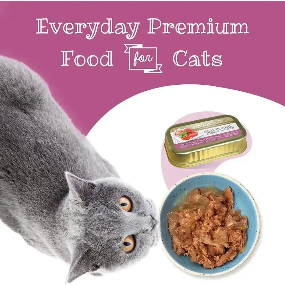 Snappy Tom Ultimates Fresh Tuna with Fish Roe and Chicken Breast Canned Cat Food 12/3oz - Talis Us