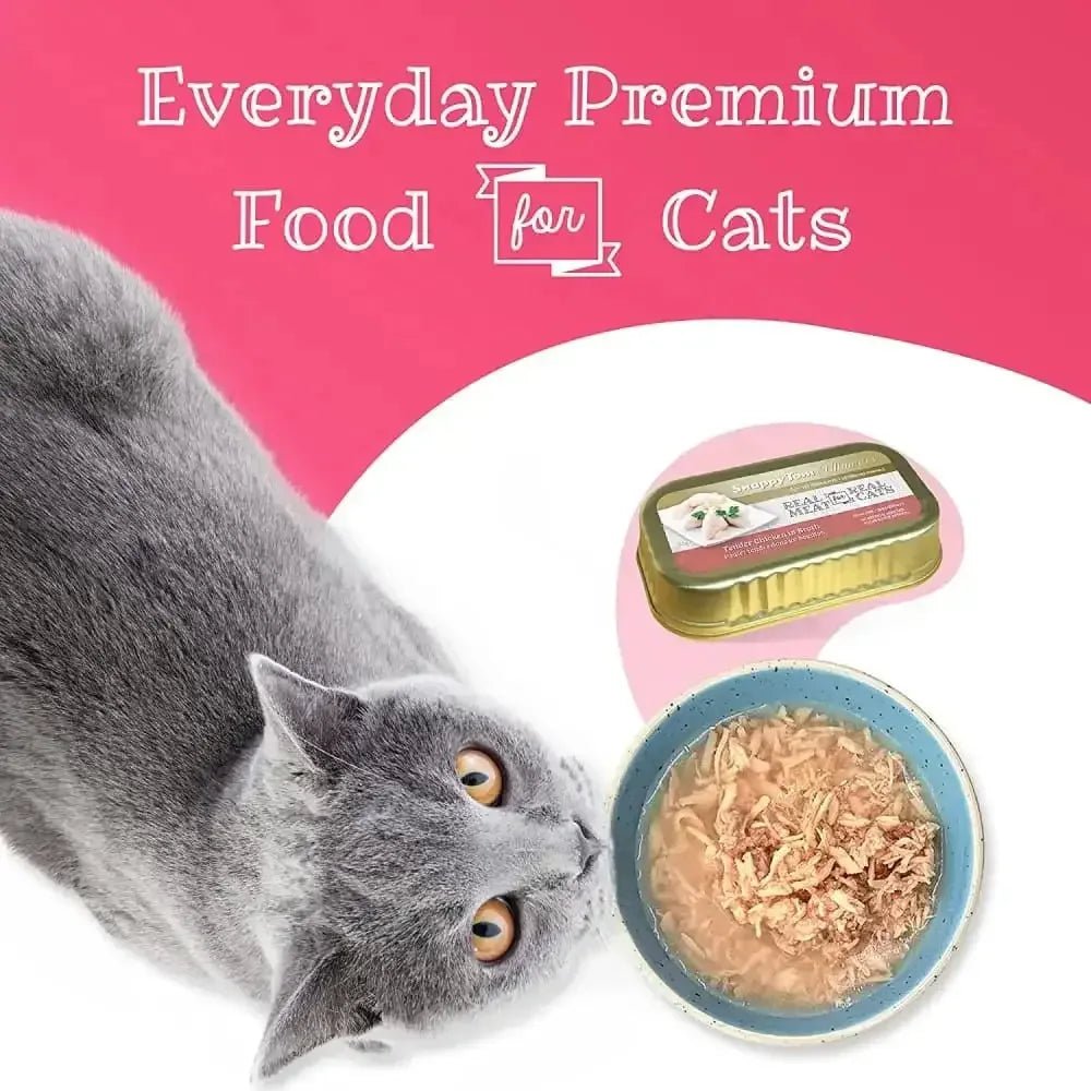 Snappy Tom Ultimates Tender Chicken in Broth Canned Cat Food - Talis Us