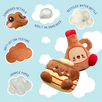 SnugArooz Cakes & Syrup Plush Dog Toys - Talis Us